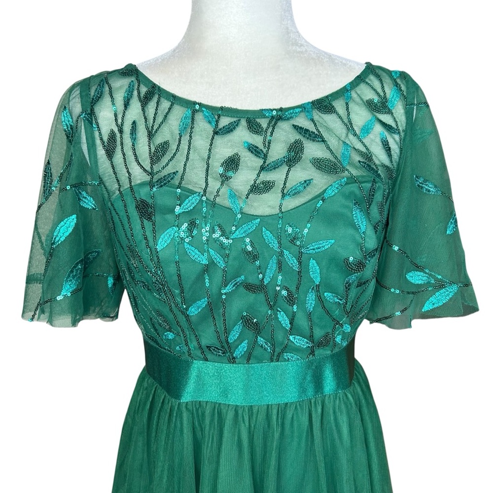 NEW Ever Pretty Evening Dress XL? Sequins Fairy Whimsycore Party Formal - Picture 7 of 16